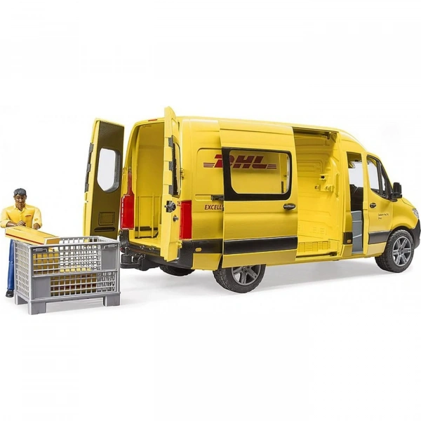 Машина Mercedes-Benz Sprinter фургон DHL с фигуркой